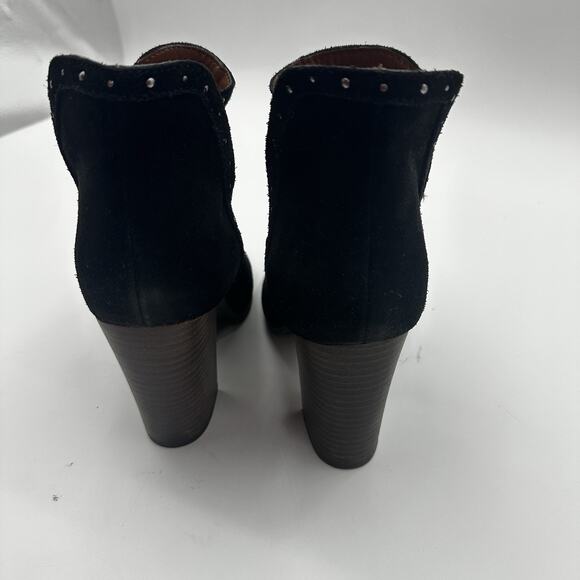 Lucky Brand Libeth Ankle Boots Women’s 7.5. Black Suede - Picture 4 of 7